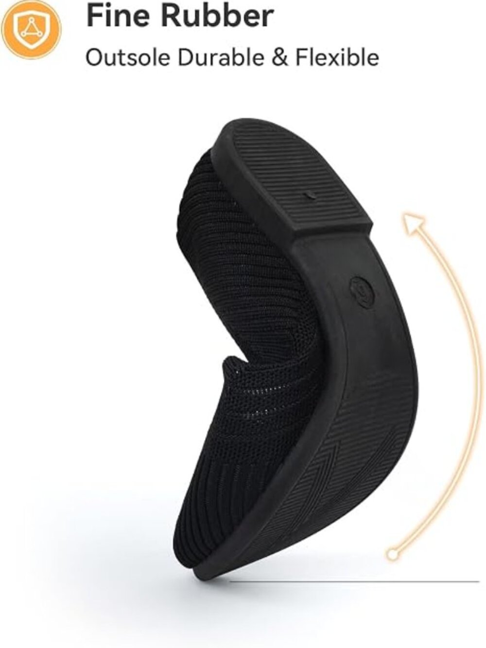 Knit Pointed Toe Flats - Picture 10 of 10